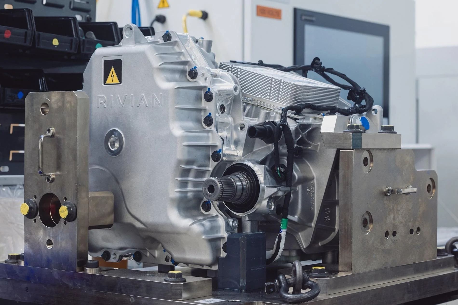 Rivian R1T R1S Maximus drive unit for R2 / R3 / R3X - more specs & photos from RJ Maximus drive unit Rivian R2 R3 R3X 1