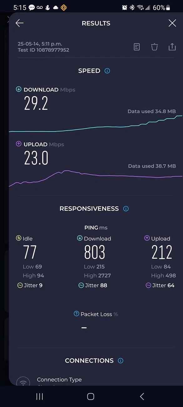 Rivian R1T R1S Hotspot speed Screenshot_20250514_171511_Speedtest