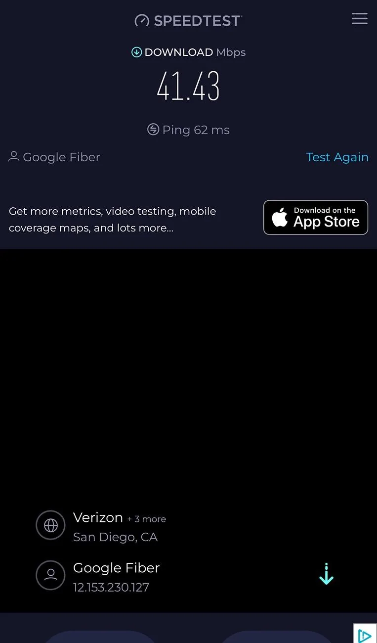 Rivian R1T R1S Hotspot speed IMG_0971