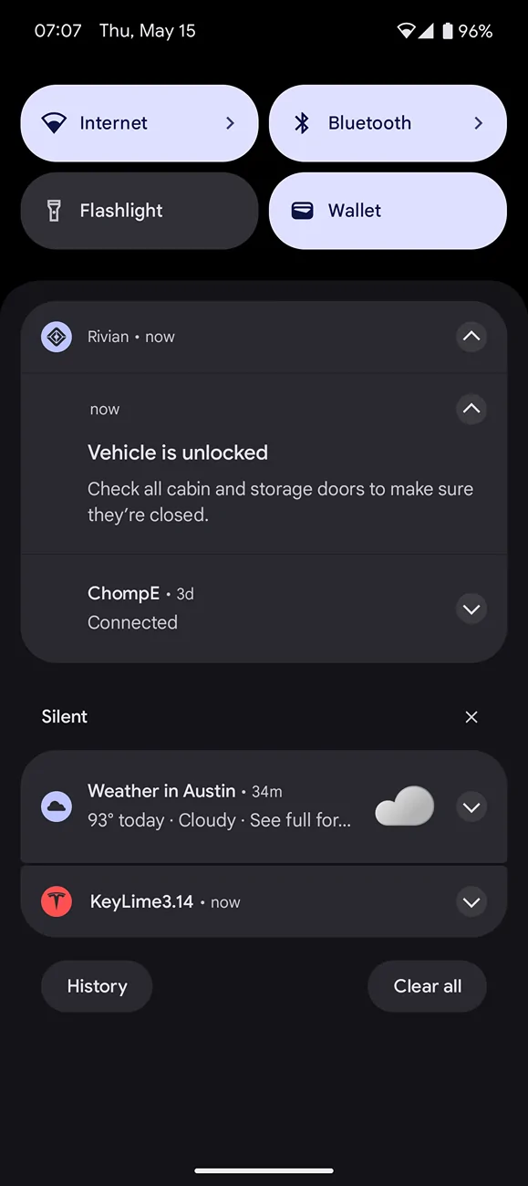 Rivian R1T R1S R1T gen 1 fails to lock 1000000503
