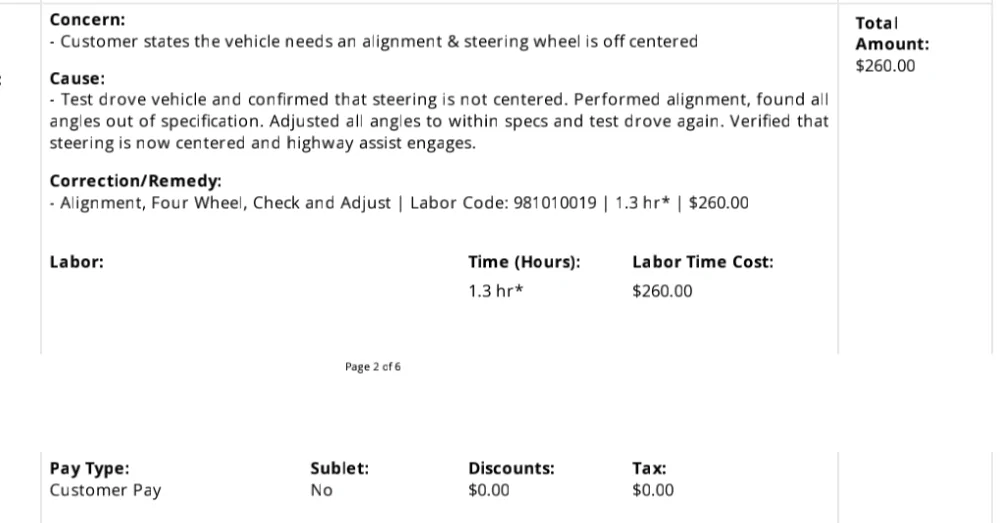 Rivian R1T R1S R1S alignment - how much did Rivian charge for this? 1747422722285-2