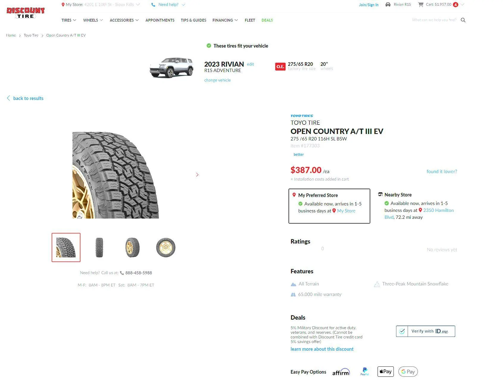 Rivian R1T R1S Nitto Terra Grappler G3 tires available 1747412357261-a9 (2)