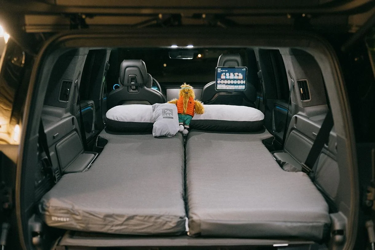 Rivian R1T R1S The Ultimate Rivian R1S Car Camping Guide: Mattress, iPad Mount, Projector, Storage, Racks, and More 785ef3_325b1c82cf584c338e56fc14d39bdd11~mv2