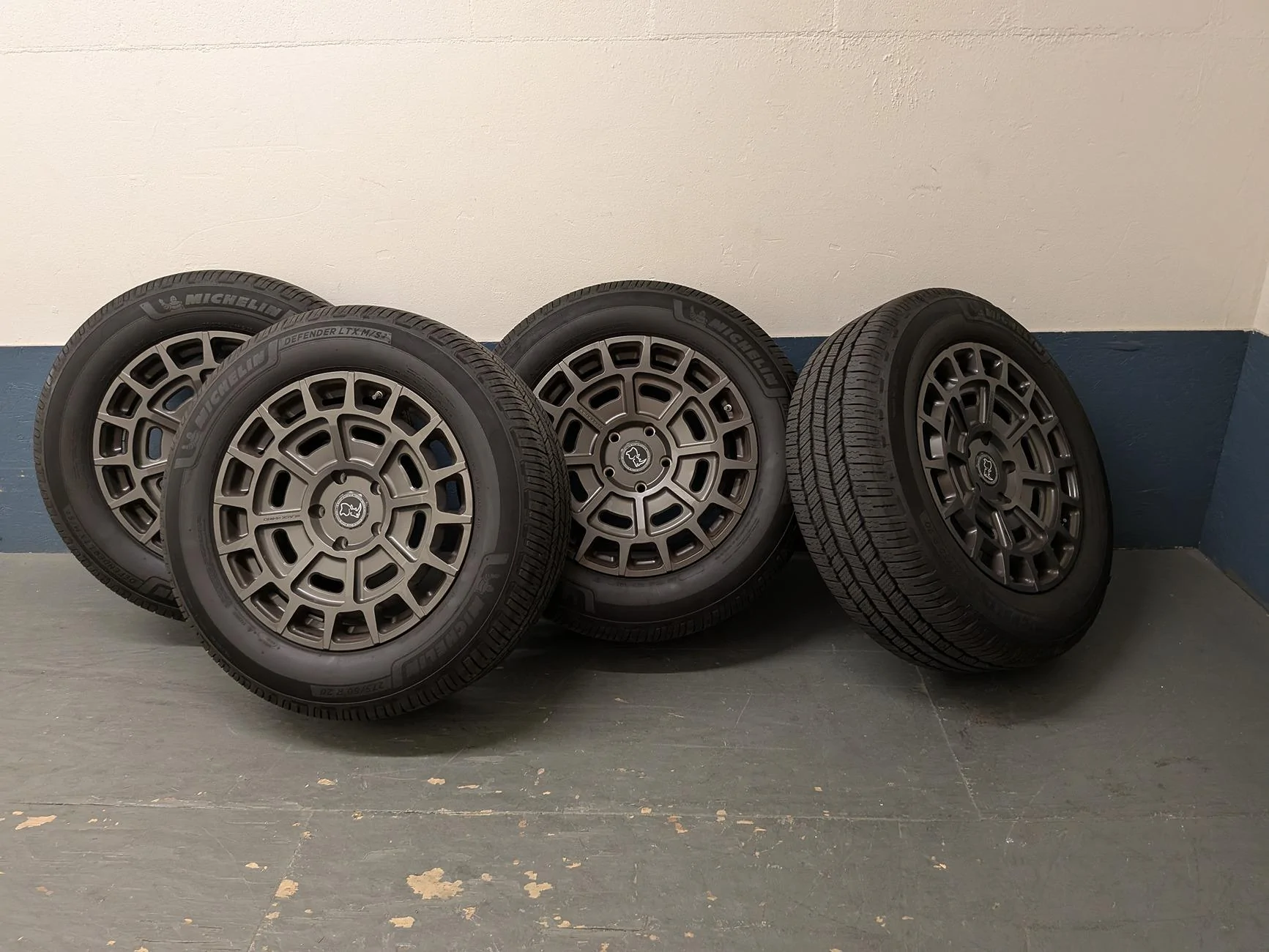 Rivian R1T R1S For Sale - Black Rhino Voltaic w/ Michelin Defender LTX M/S, TPMS and Lug Nuts PXL_20250328_003837339