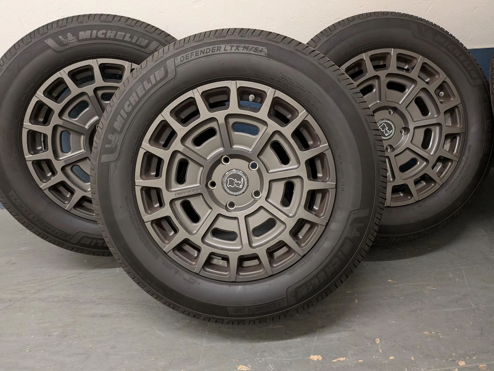 Rivian R1T R1S For Sale - Black Rhino Voltaic w/ Michelin Defender LTX M/S, TPMS and Lug Nuts PXL_20250328_003824718.MP