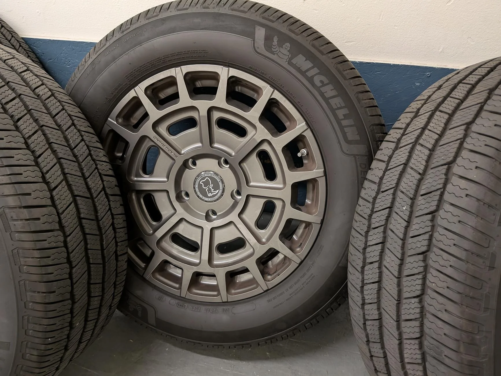 Rivian R1T R1S For Sale - Black Rhino Voltaic w/ Michelin Defender LTX M/S, TPMS and Lug Nuts PXL_20250328_003859862.MP