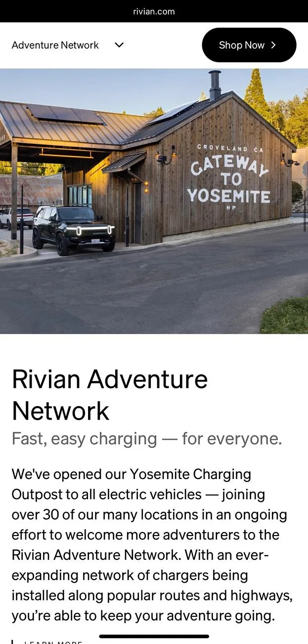 Rivian R1T R1S RAN Yosemite Charging Outpost now open to all EV IMG_6525