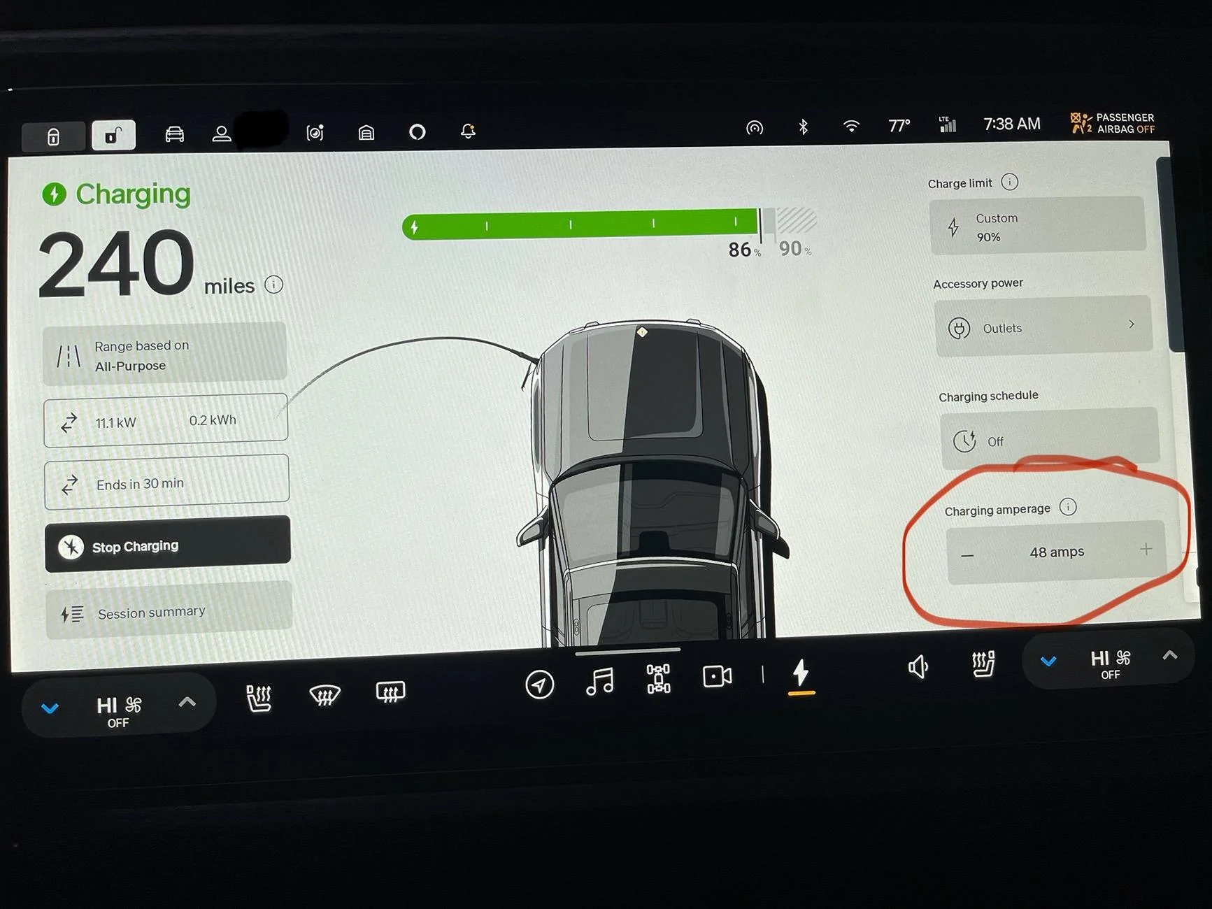 Rivian R1T R1S How many go full send when charging at home? IMG_6604