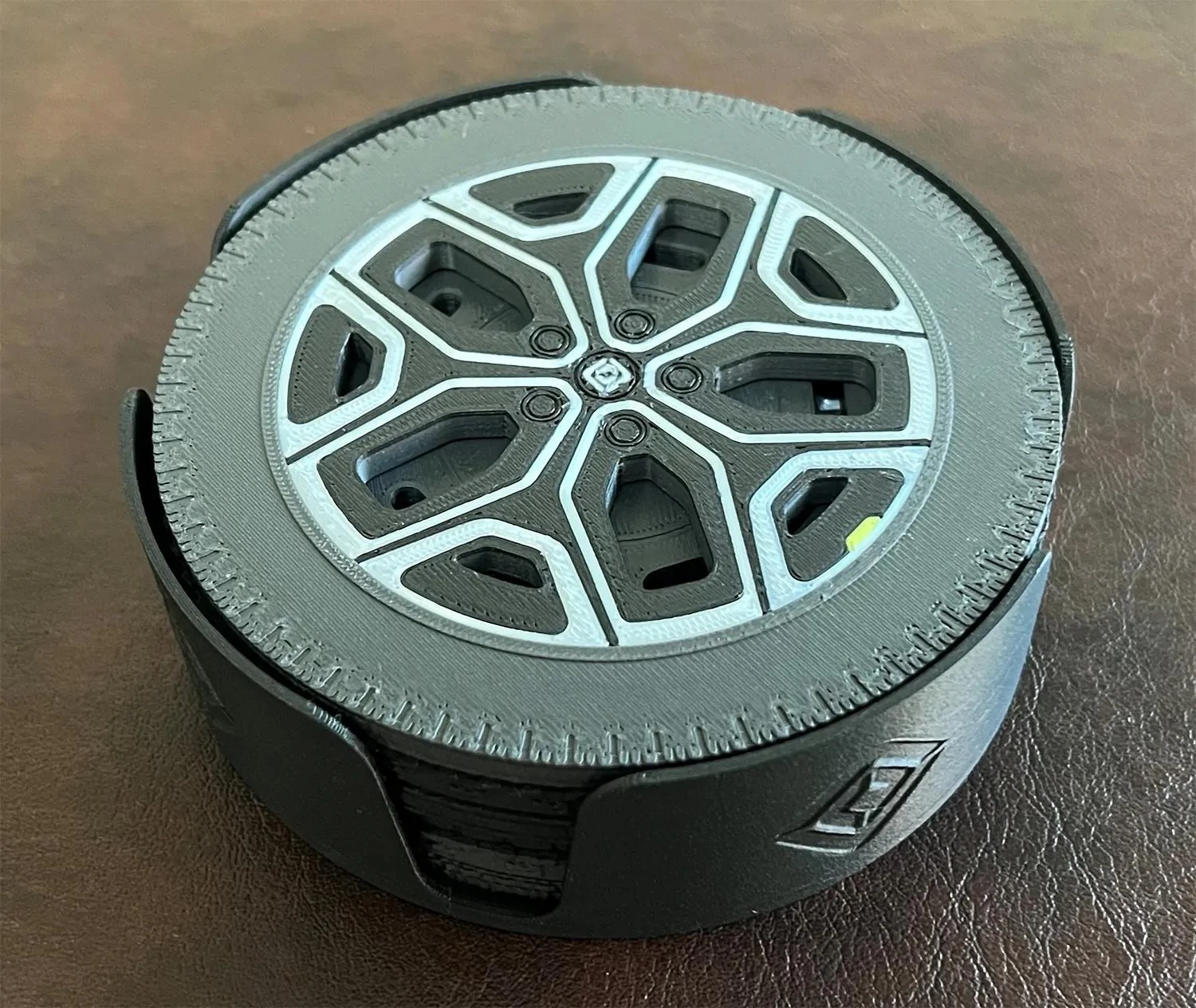 Rivian R1T R1S Drink Coasters - Rivian Wheels Designs (3D Print Your Own) 🍻 holder