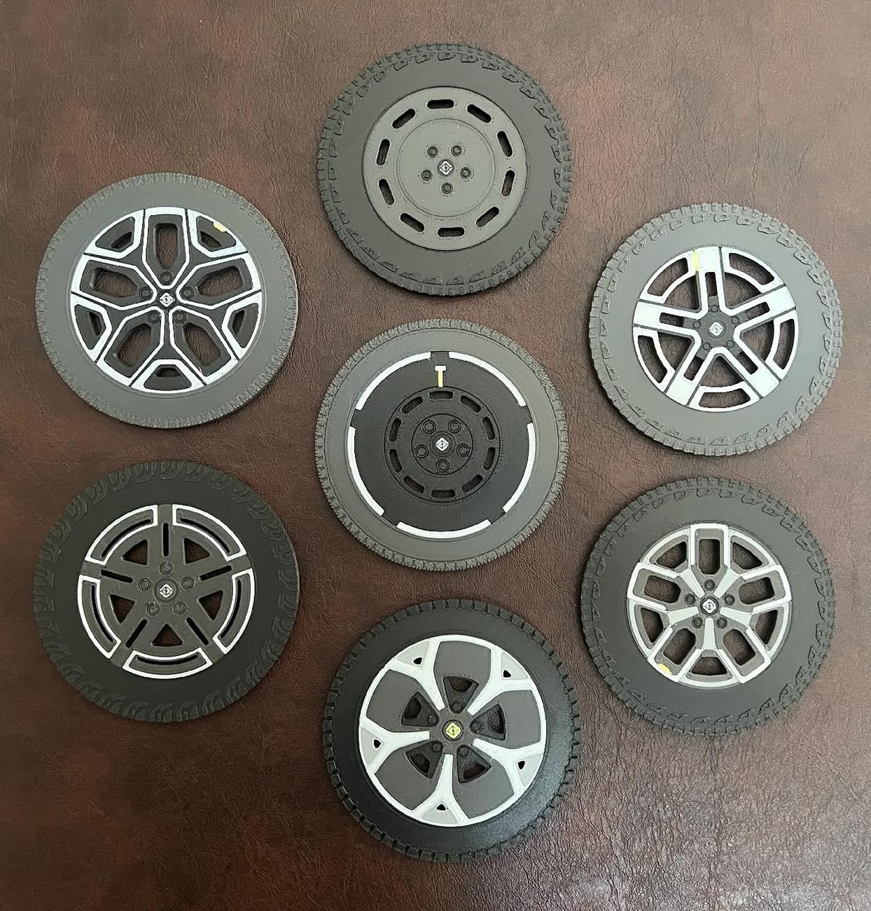 Rivian R1T R1S Drink Coasters - Rivian Wheels Designs (3D Print Your Own) 🍻 img_2446