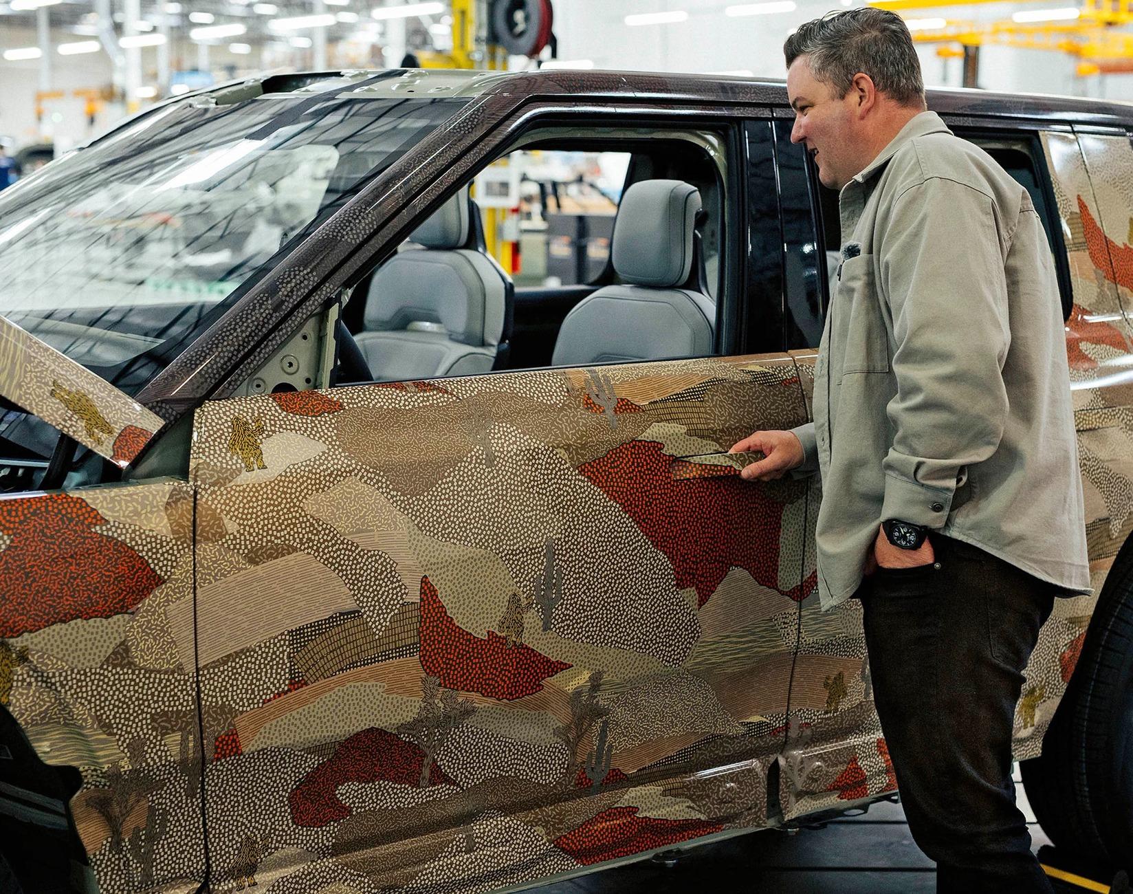 Rivian R1T R1S R2 real-world validation begins! Prototypes will wear unique wraps rivian r2 wrap real-world validation in unique wraps 2