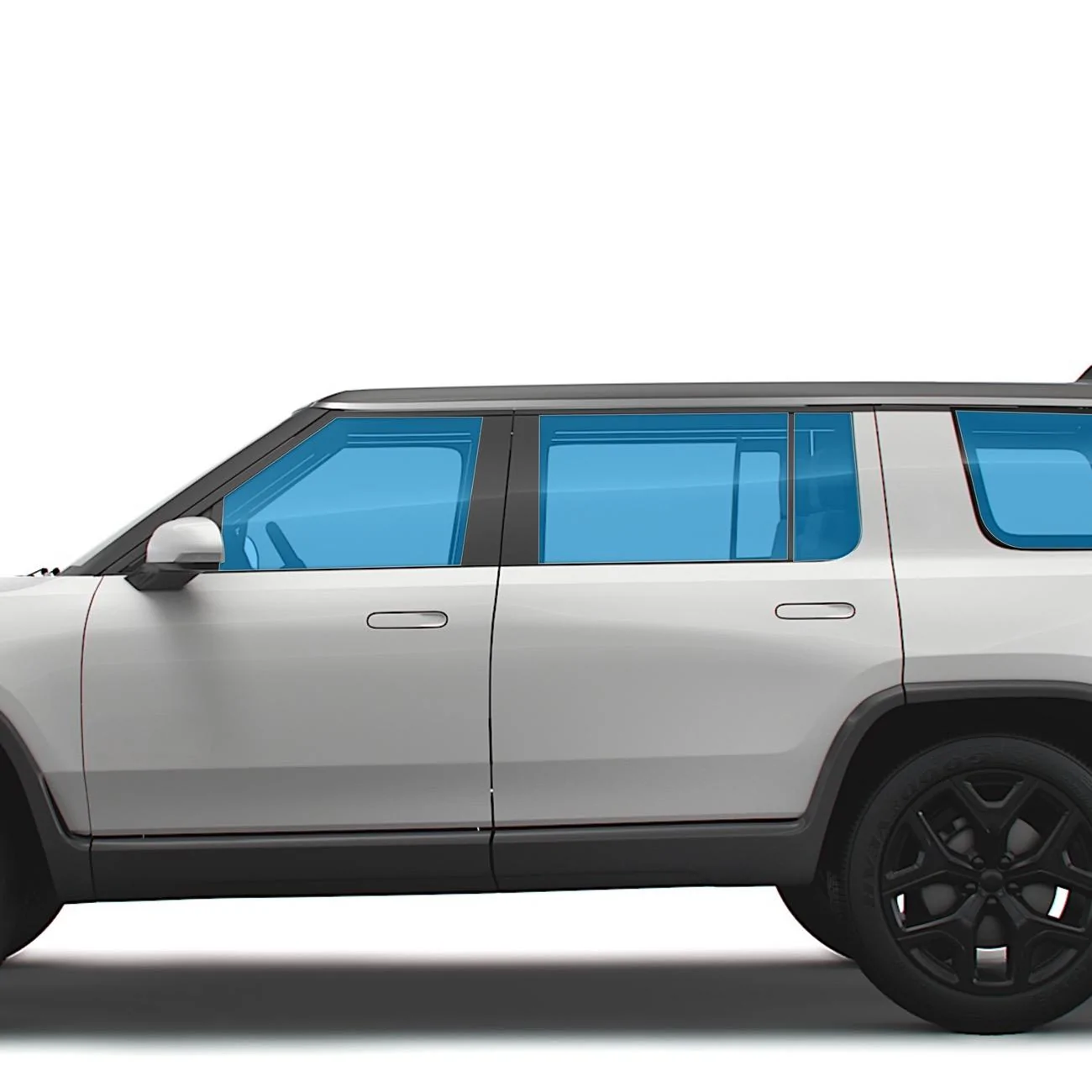 Rivian R1T R1S DIY perfect fit Windows Tints (Nano Ceramic) from TWRAPS + Memorial Day sale 1 Main image All