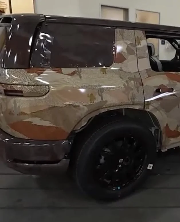 Rivian R1T R1S R2 real-world validation begins! Prototypes will wear unique wraps IMG_6833