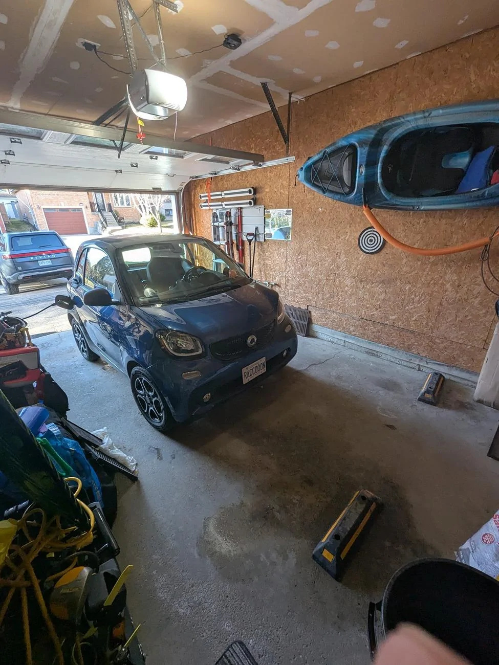 Rivian R1T R1S Mildly Amusing: Parked Next to a Smart EQ Fortwo EV PXL_20250404_121118850