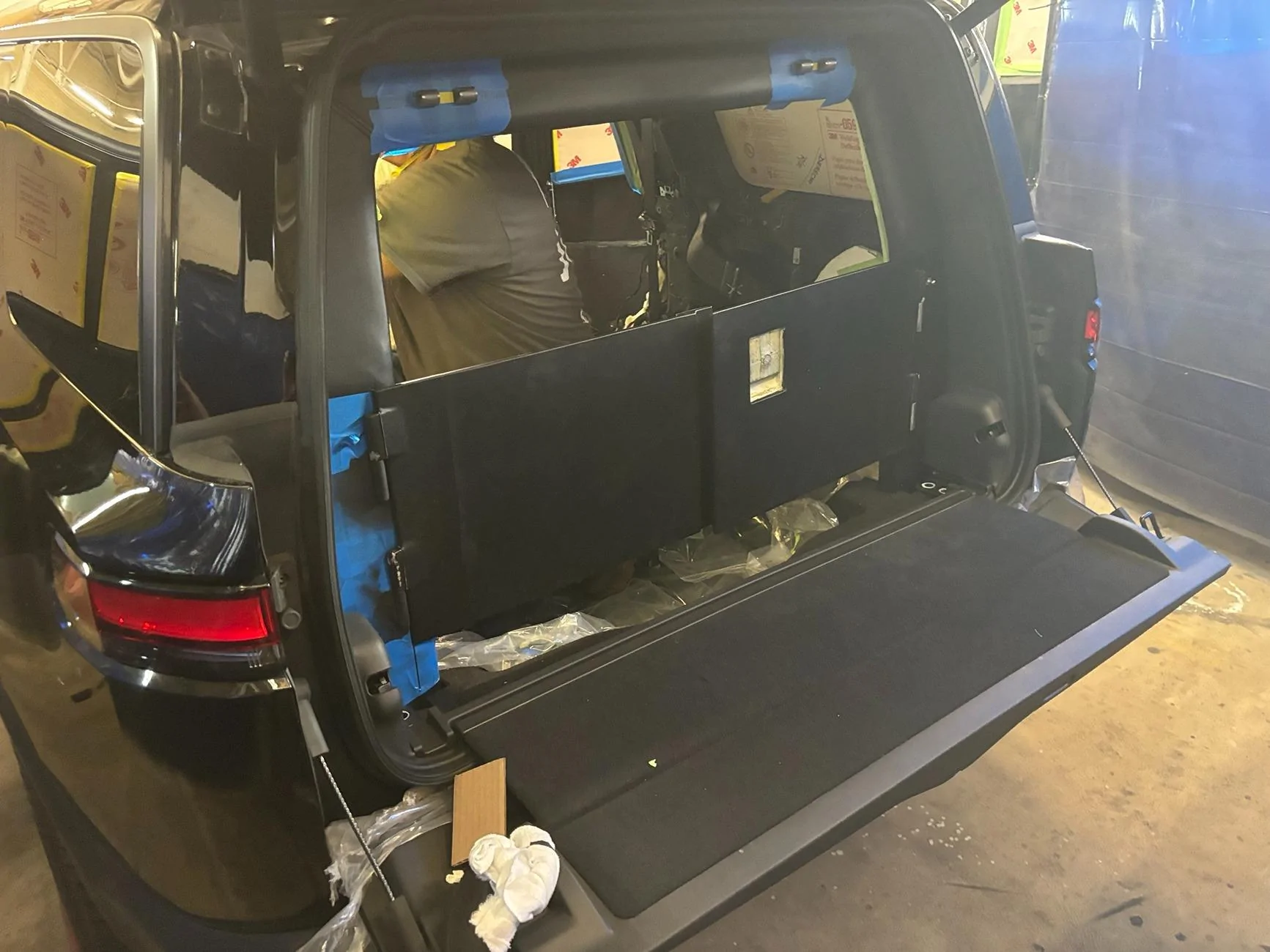 Rivian R1T R1S Did someone say Armor? Real Ballistic Armored (Bulletproof) R1S Tri Motor in production process... image_0 18