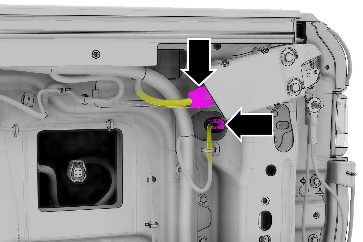 Rivian R1T R1S Tail gate latch fail 1000004133