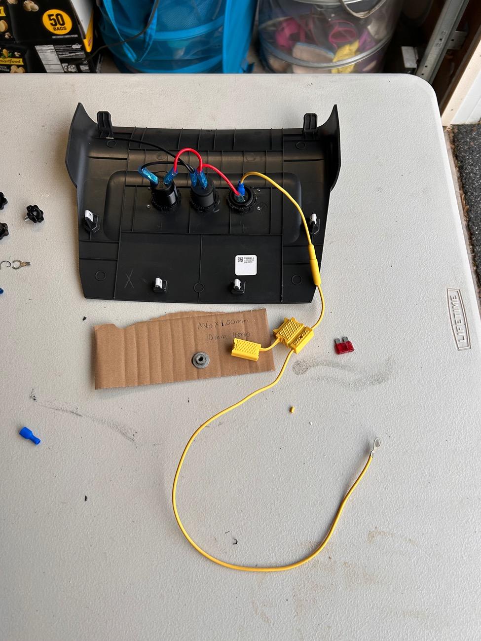 Rivian R1T R1S DIY: How To Add Interior 12v/USB-C (and interior high-current 12v loads) IMG_2236
