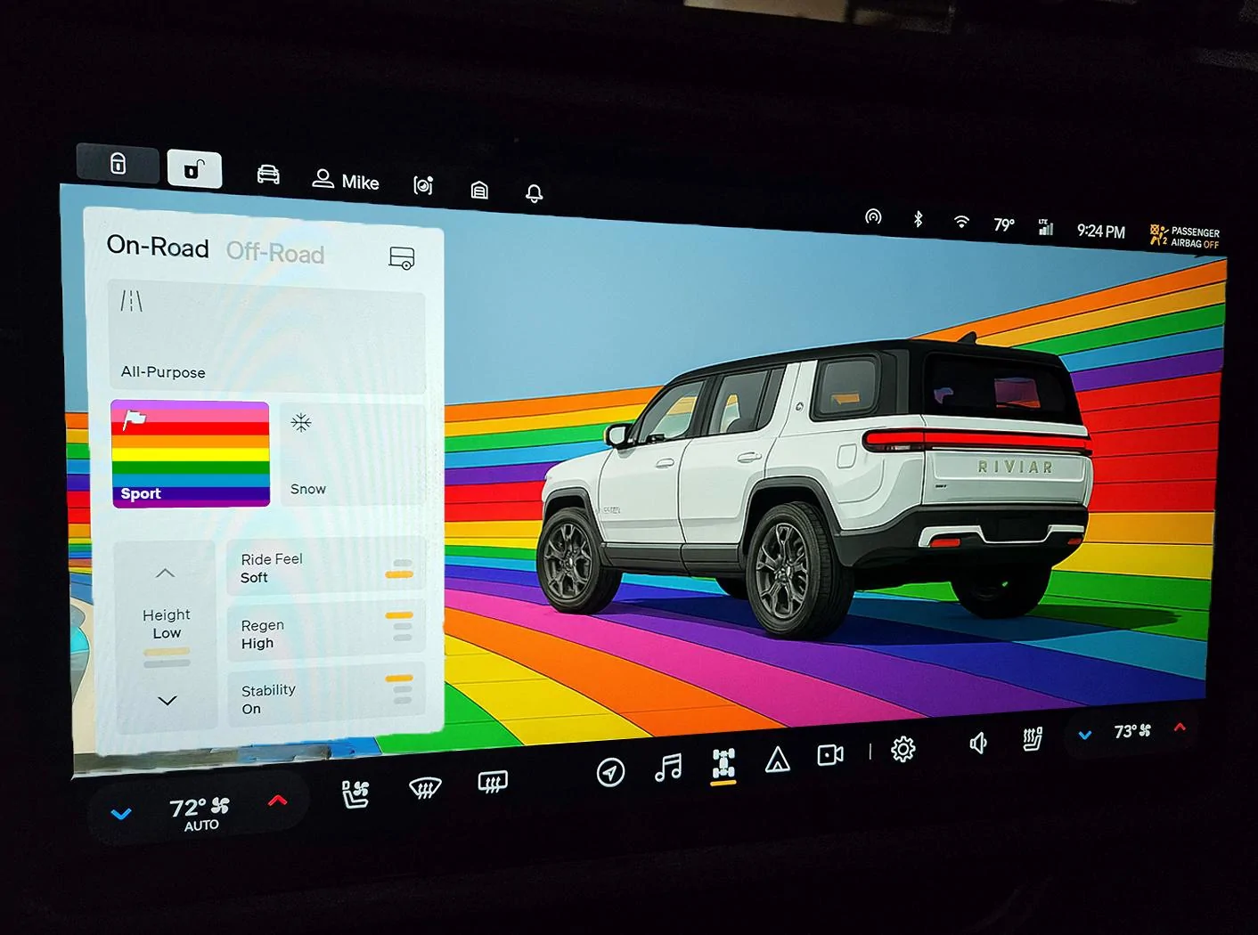 Rivian R1T R1S Car Costumes... in June? Pride Mod