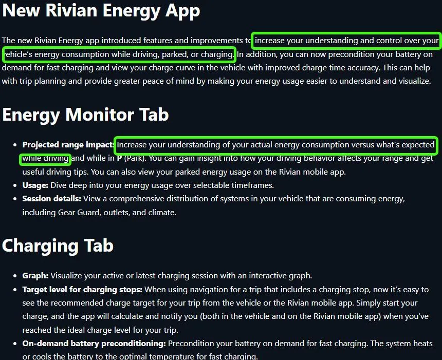 Rivian R1T R1S 2025.18.01 installing! Have you received the update? 1749227847442-j6