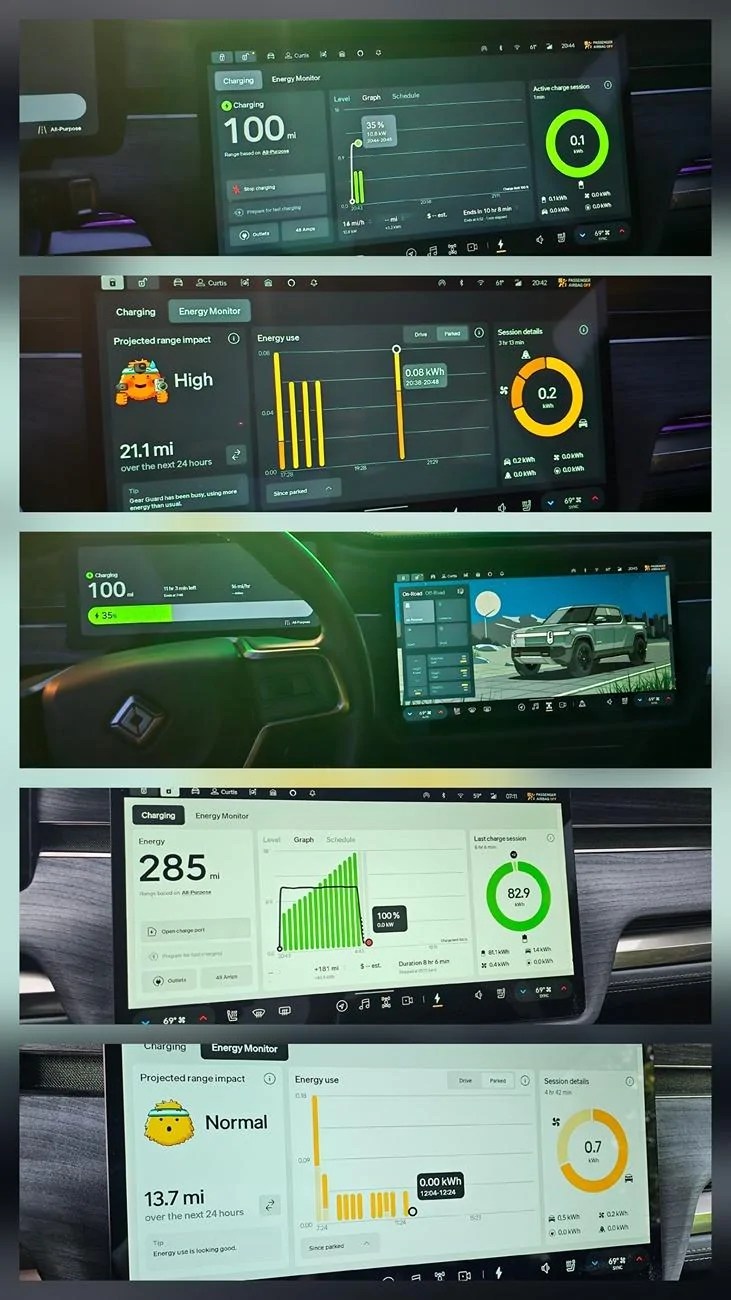 Rivian R1T R1S 2025.18.01 installing! Have you received the update? 20250606_213037