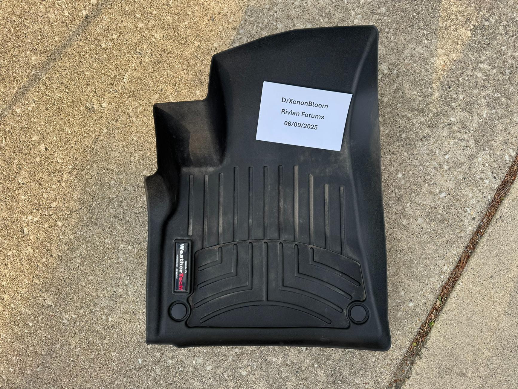 Weathertech For Rivian R1s Illinois - Gen 1 R1T WeatherTech FloorLiner Mats | Rivian Forums - R1T ...