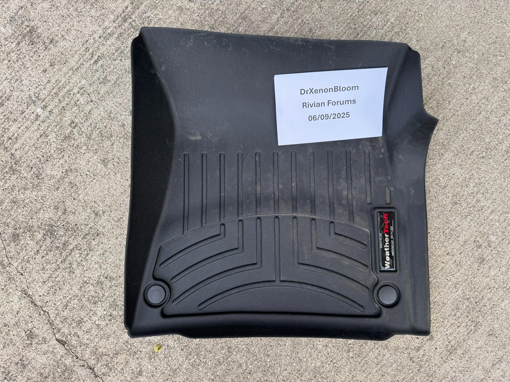 Weathertech For Rivian R1s Illinois - Gen 1 R1T WeatherTech FloorLiner Mats | Rivian Forums - R1T ...