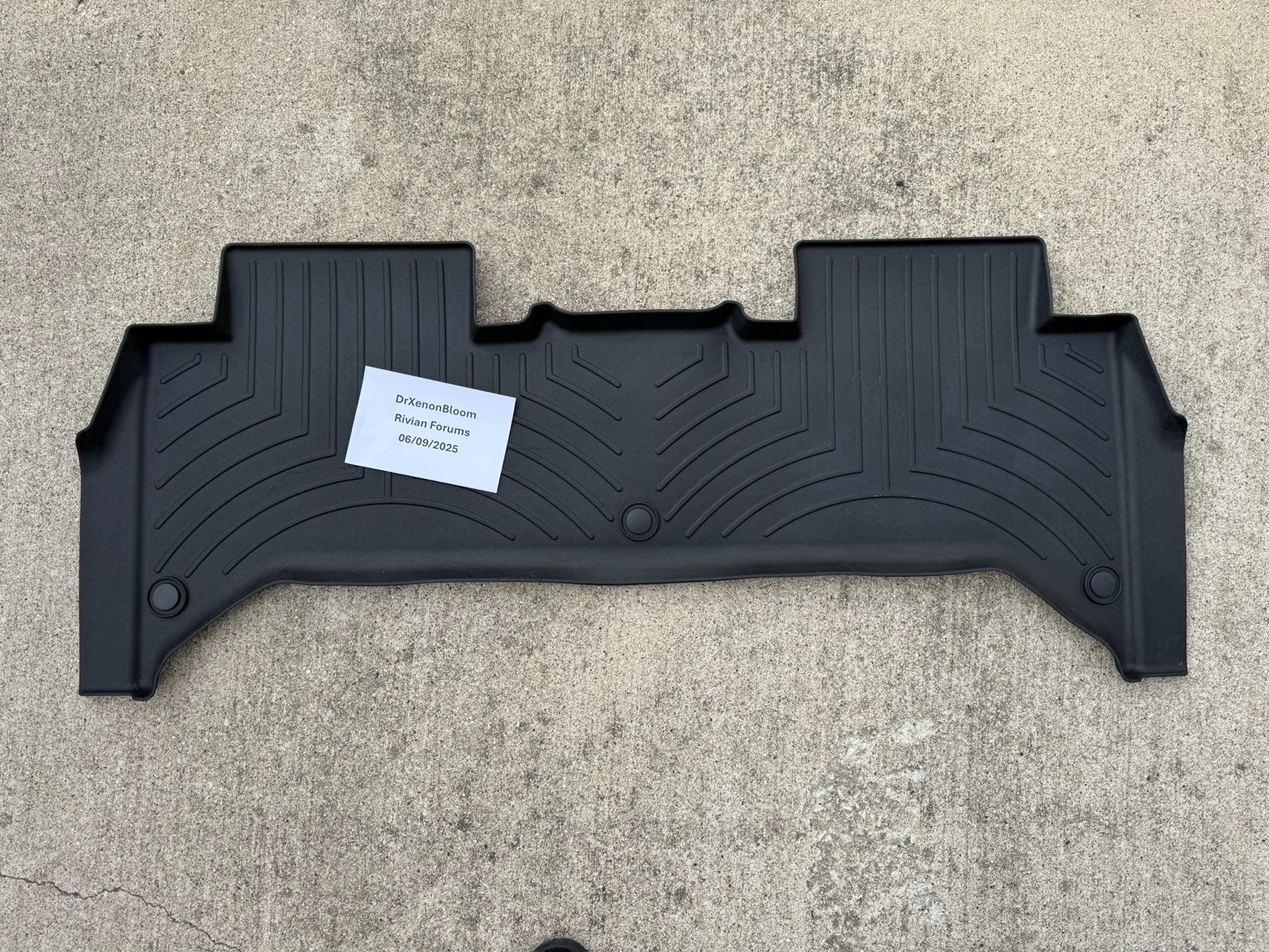 Weathertech For Rivian R1s Illinois - Gen 1 R1T WeatherTech FloorLiner Mats | Rivian Forums - R1T ...