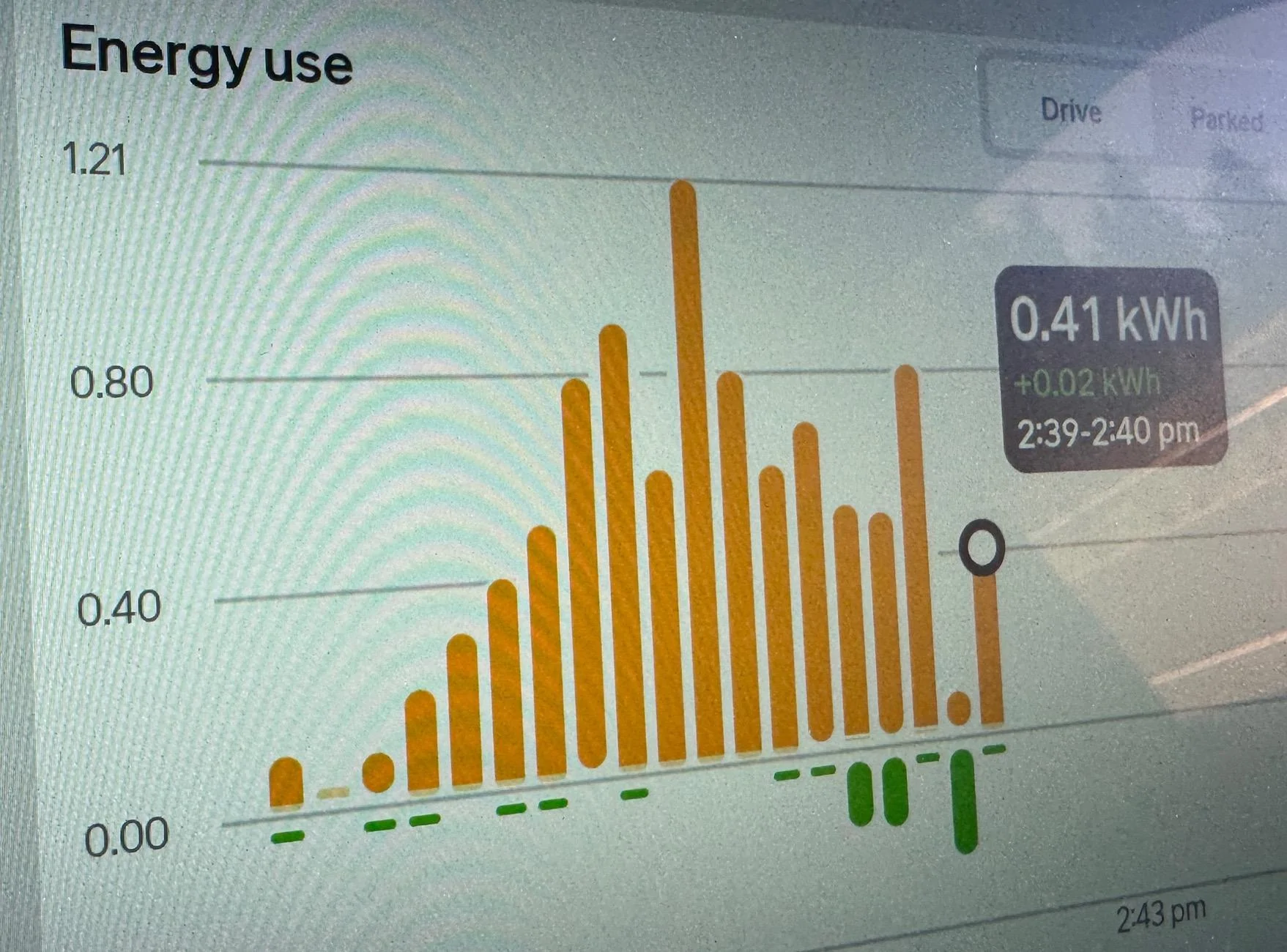 Rivian R1T R1S Post your commute stats - New energy monitor is great! IMG_6203
