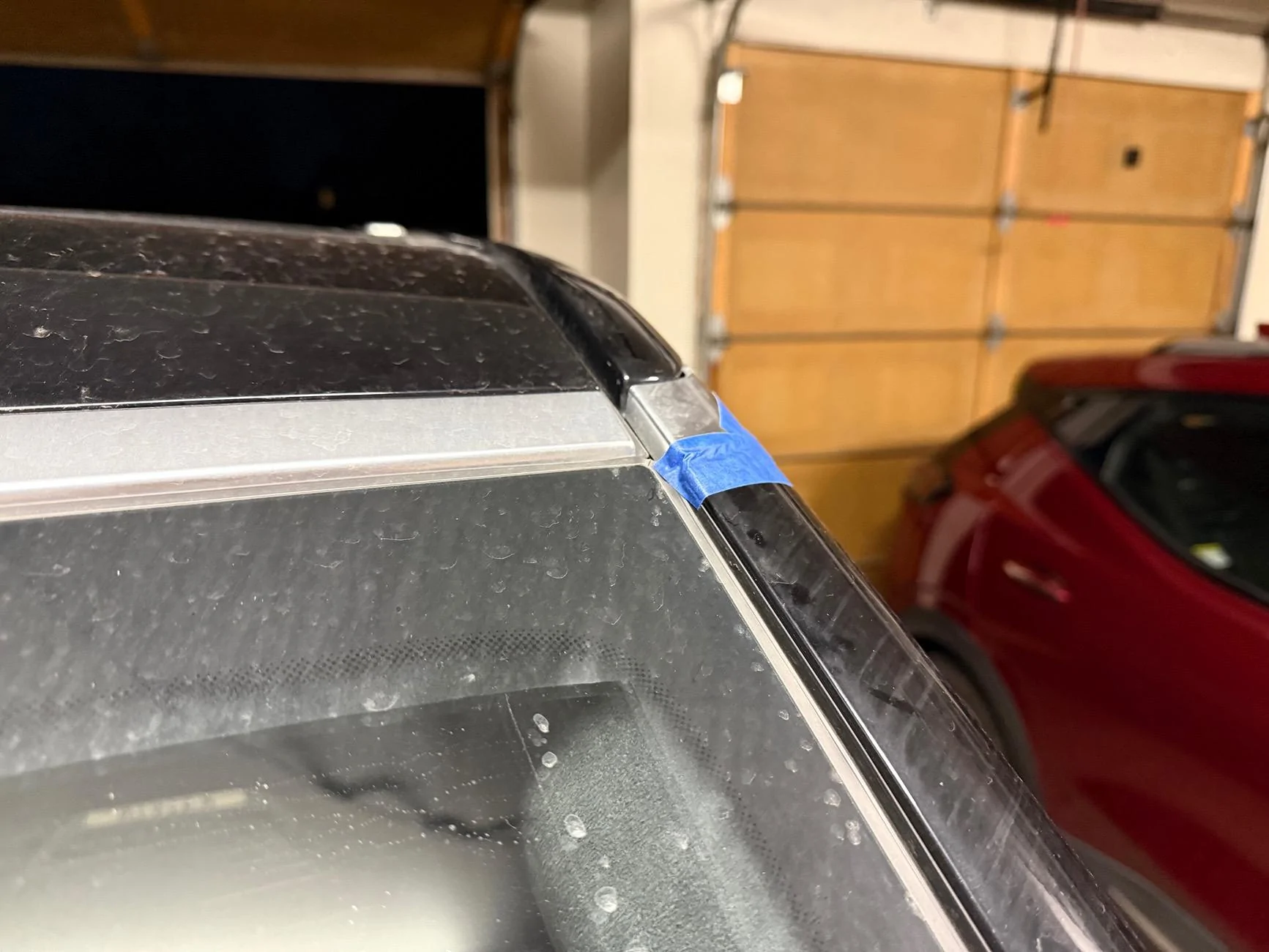 Rivian R1T R1S A-pillar wind noise fix IMG_7155