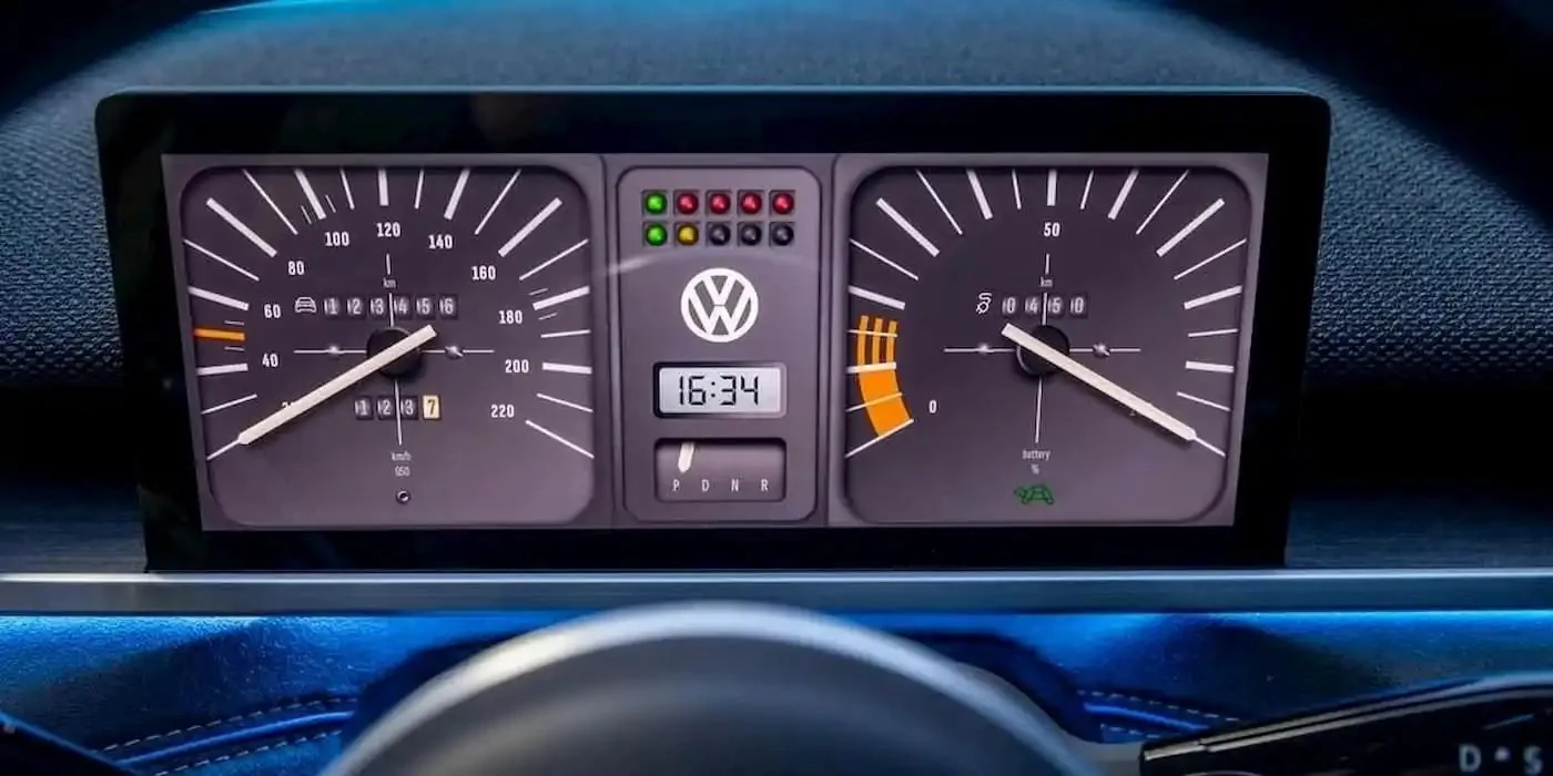 Rivian R1T R1S ID.2 software - themed displays, possible with Rivian in the future? Volkswagen-Id-2all-interior-1