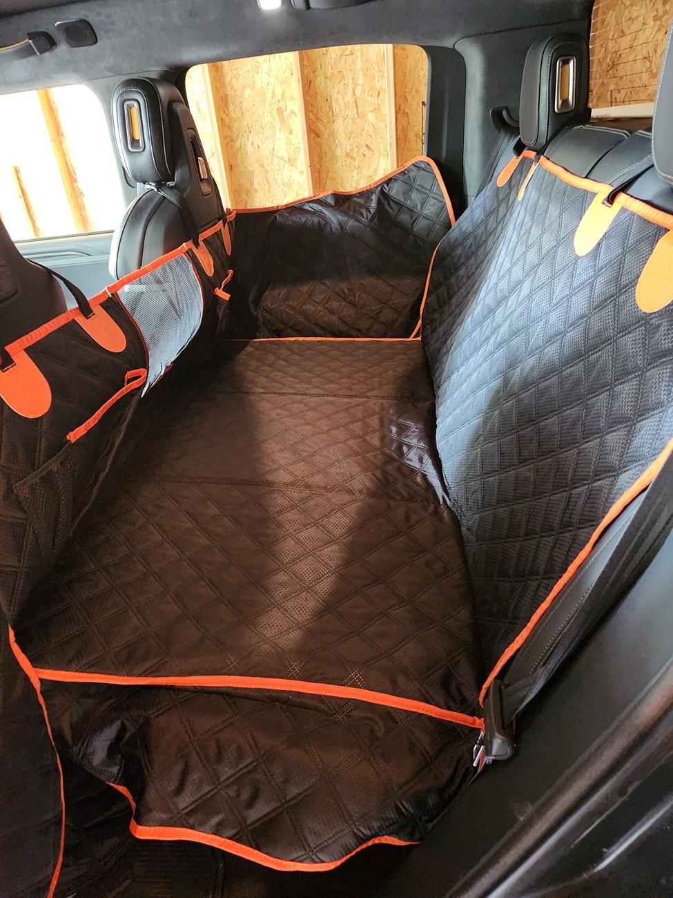 Rivian R1T R1S Backseat dog hammock review 20250611_173607