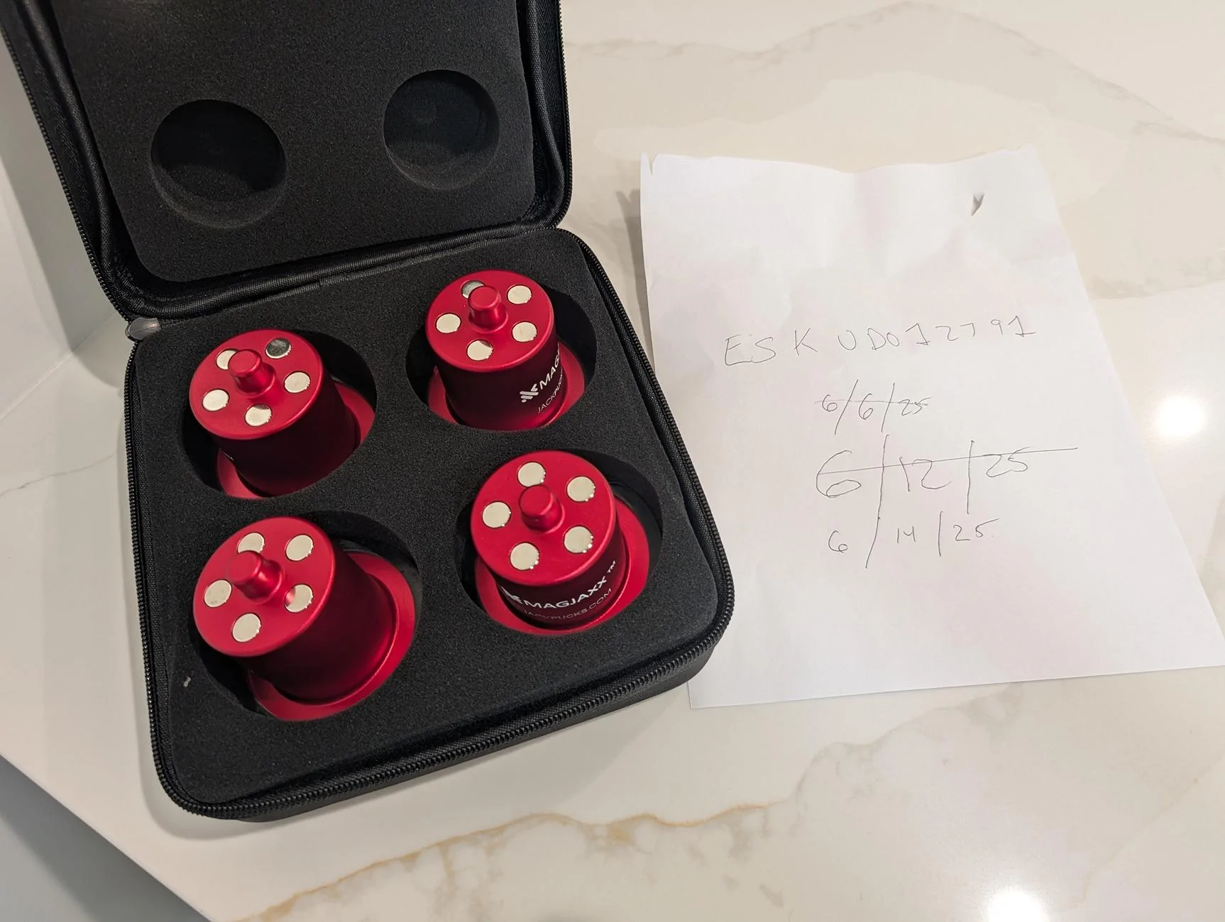 Rivian R1T R1S (FS) Magnetic JackPucks and Typhoon Pro Adapter PXL_20250614_125323408