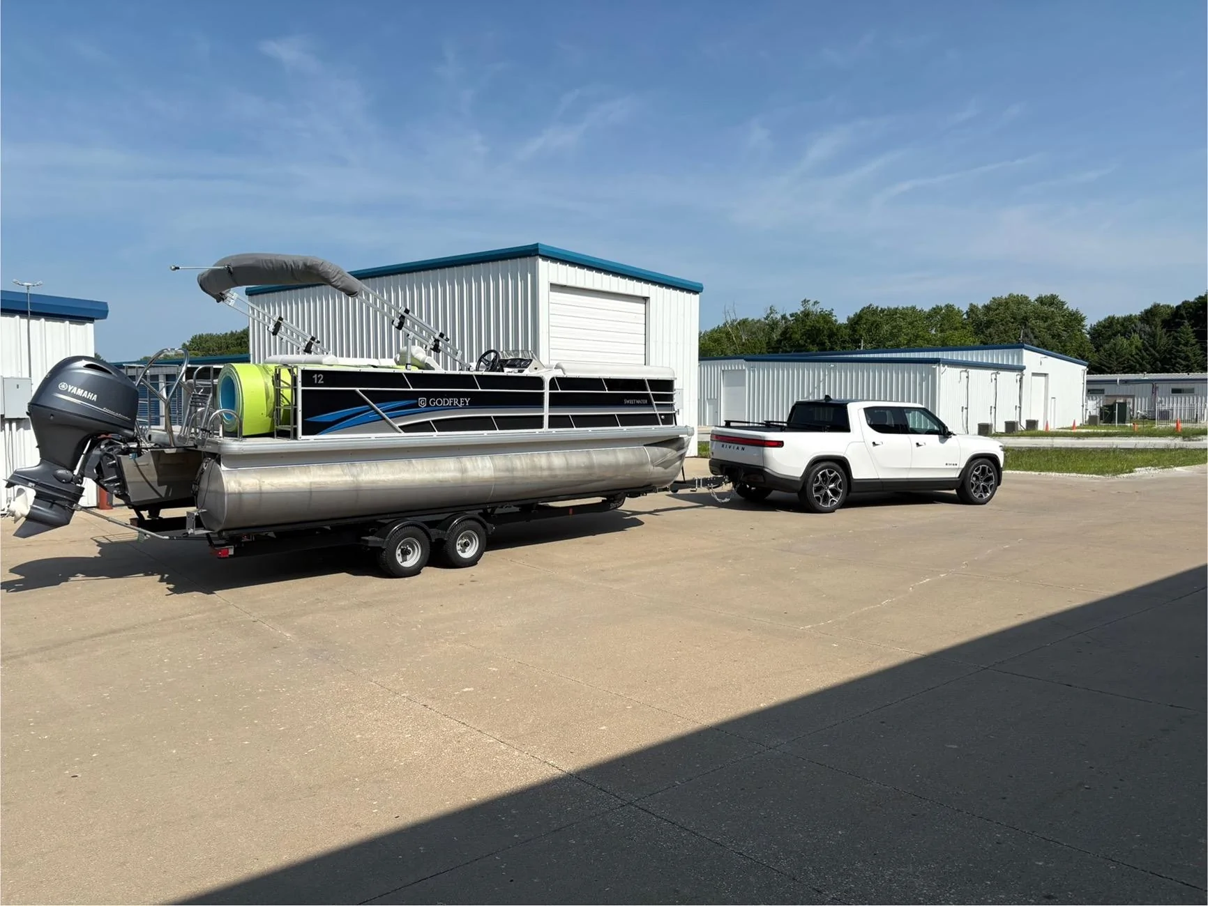Rivian R1T R1S Towing + Efficiency: Please post your experience! IMG_9620