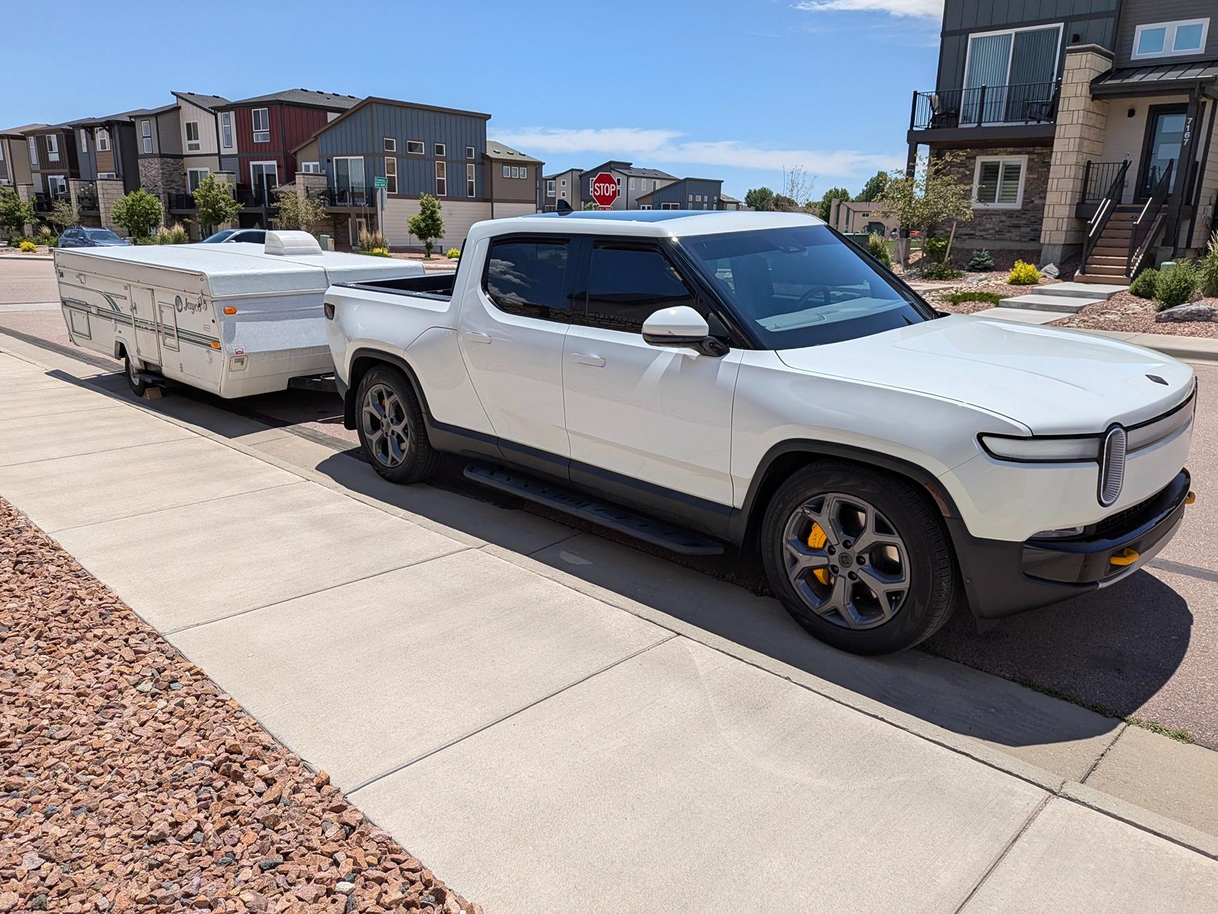 Rivian R1T R1S Father's day weekend trip to the mountains PXL_20250611_181957860