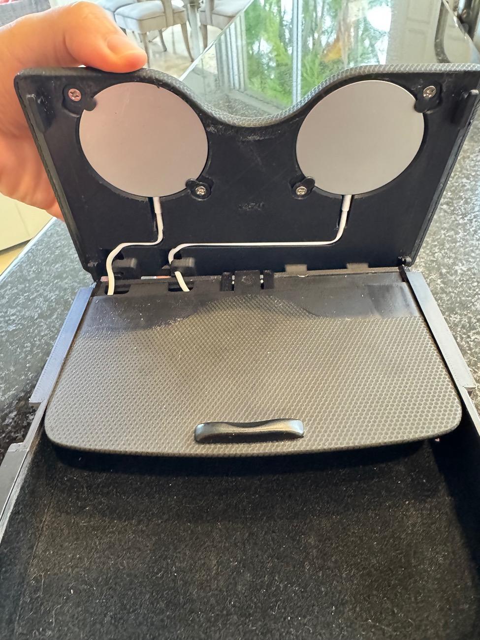 Rivian R1T R1S Best Charging Pad w/ Storage IMG_2773