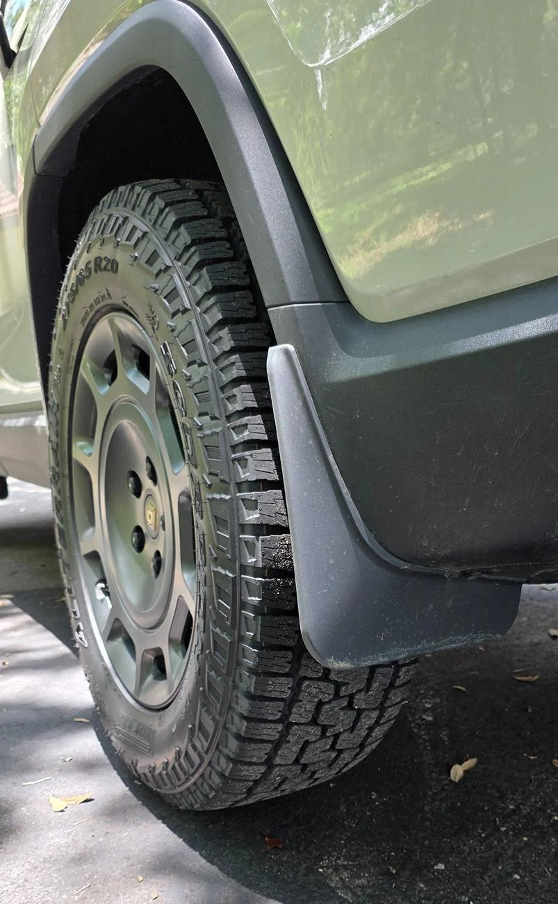 Rivian R1T R1S Rokblokz Mud Flaps on R1S? 20250620_132914