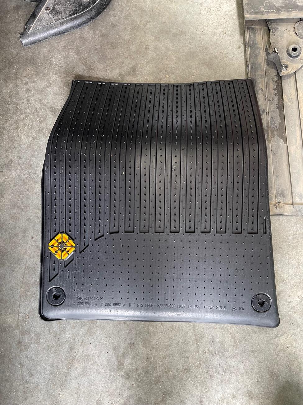 Rivian R1T R1S PSA: Make Sure to Check Your Driver Side Mats and Passenger Side Mats for Moisture after HVAC drain Plug Campaign RCA-26-24-002-1 IMG_8747