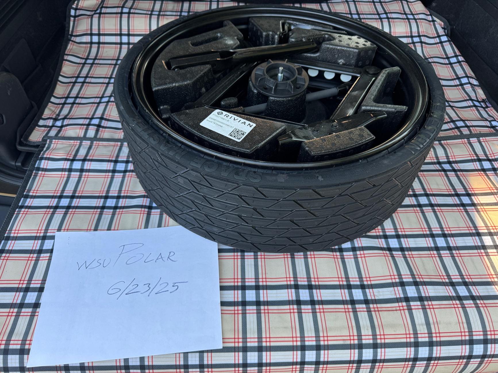 Rivian R1T R1S PNW - WTS - Compact Spare Tire $600 IMG_6403