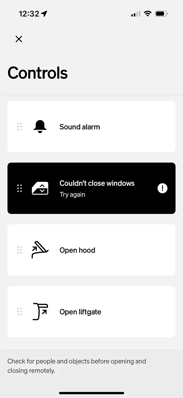 Rivian R1T R1S Gen1 R1S LE - Window Widget Not Working IMG_4662