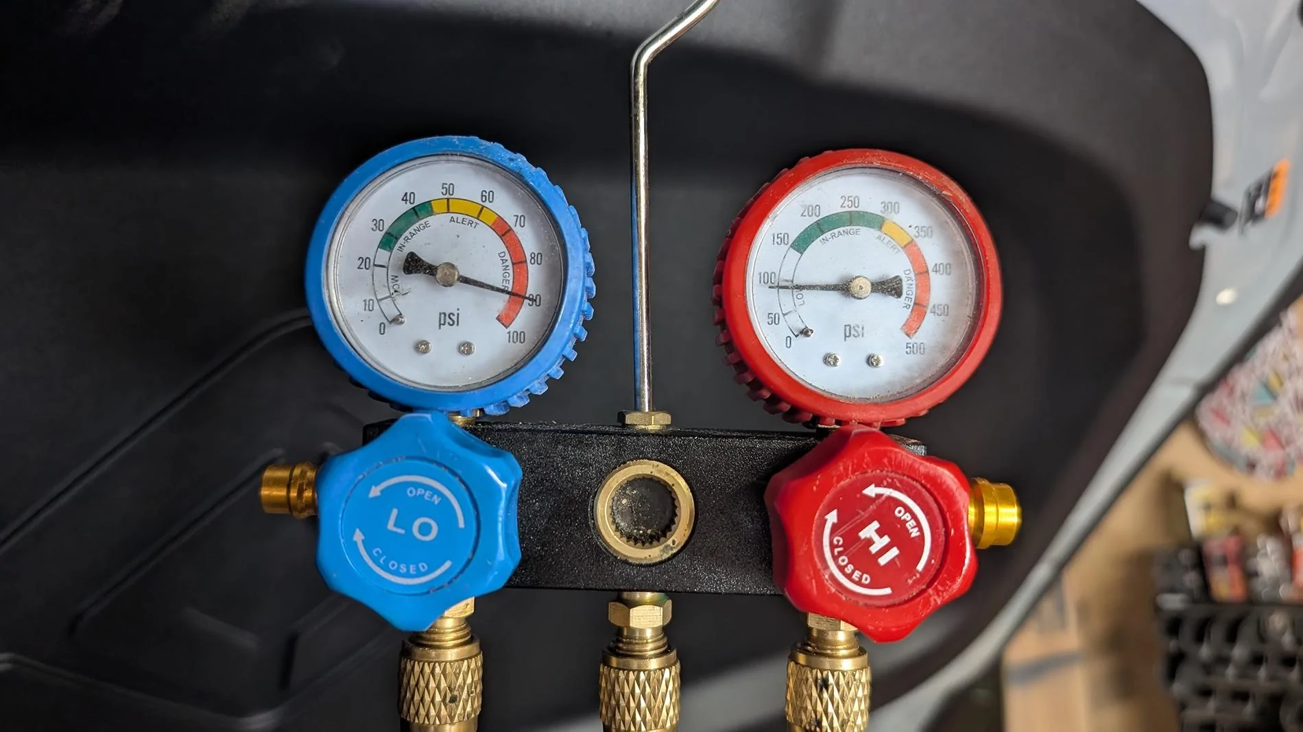 Rivian R1T R1S DIY A/C Recharge Help ac-pressure-guag