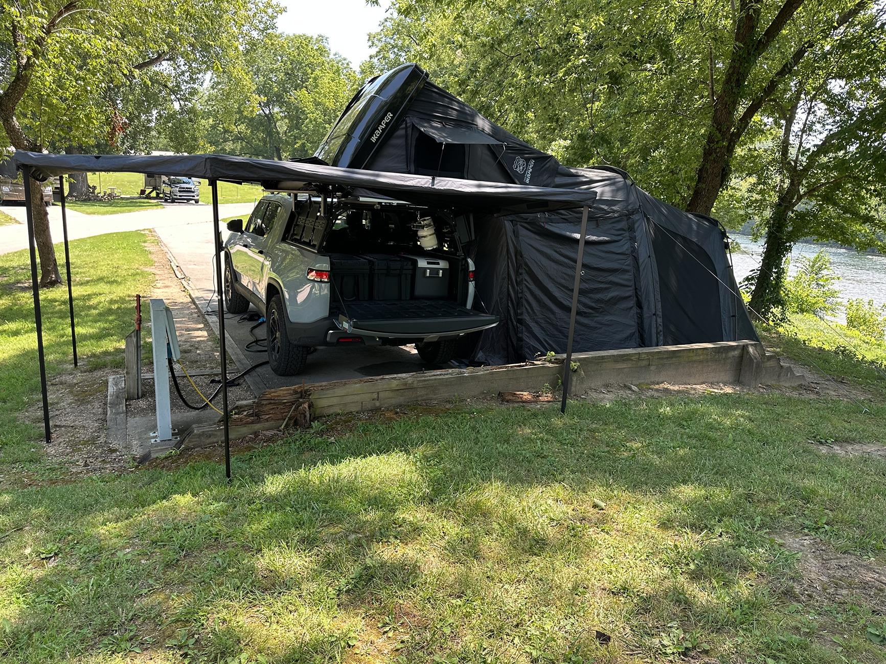 Rivian R1T R1S iKamper Annex room tent - tested and recommended IMG_7766