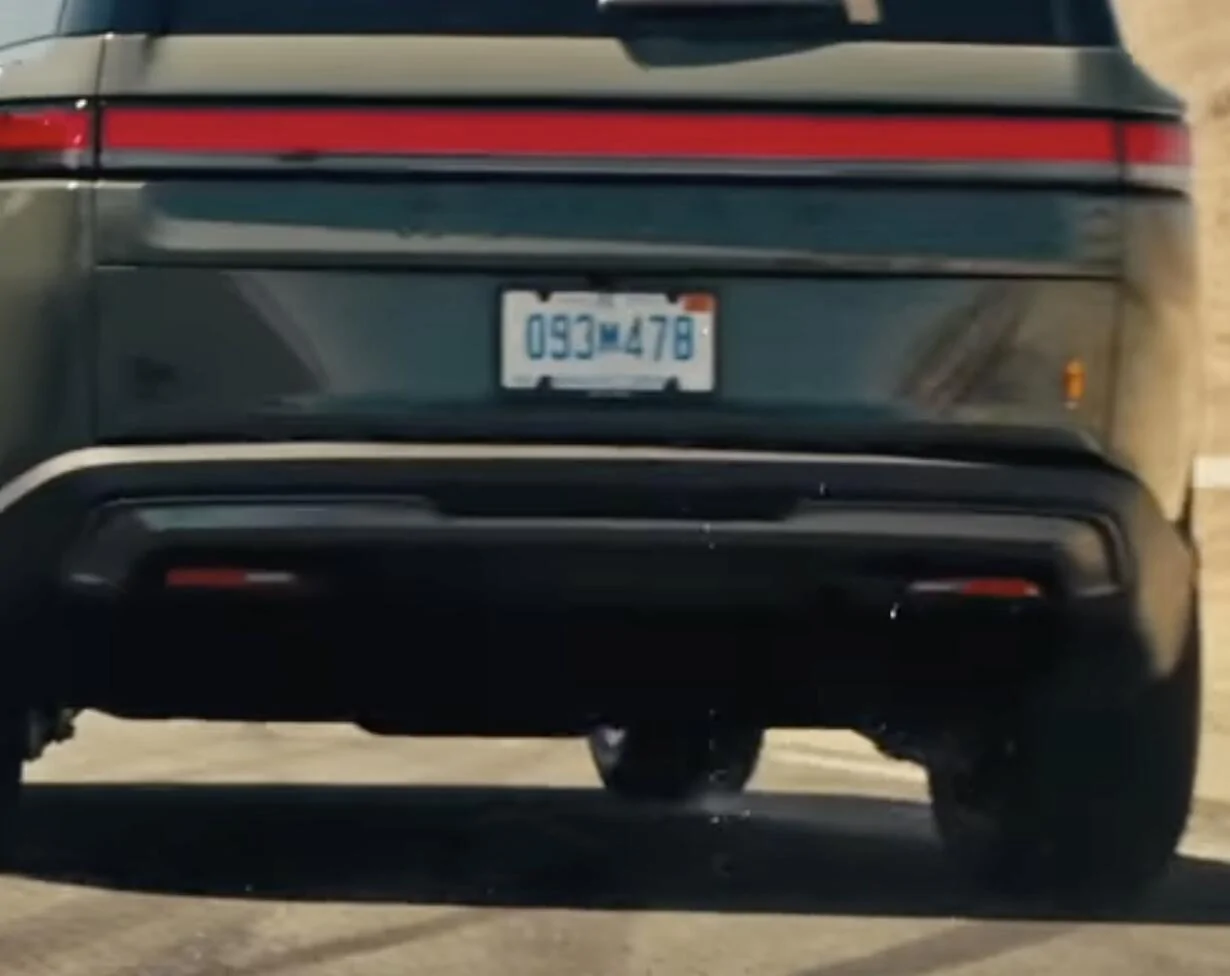 Rivian R1T R1S Another Gen 2 Quad sighting in media (Hagerty video) Screenshot 2025-06-25 at 5.17.34 PM