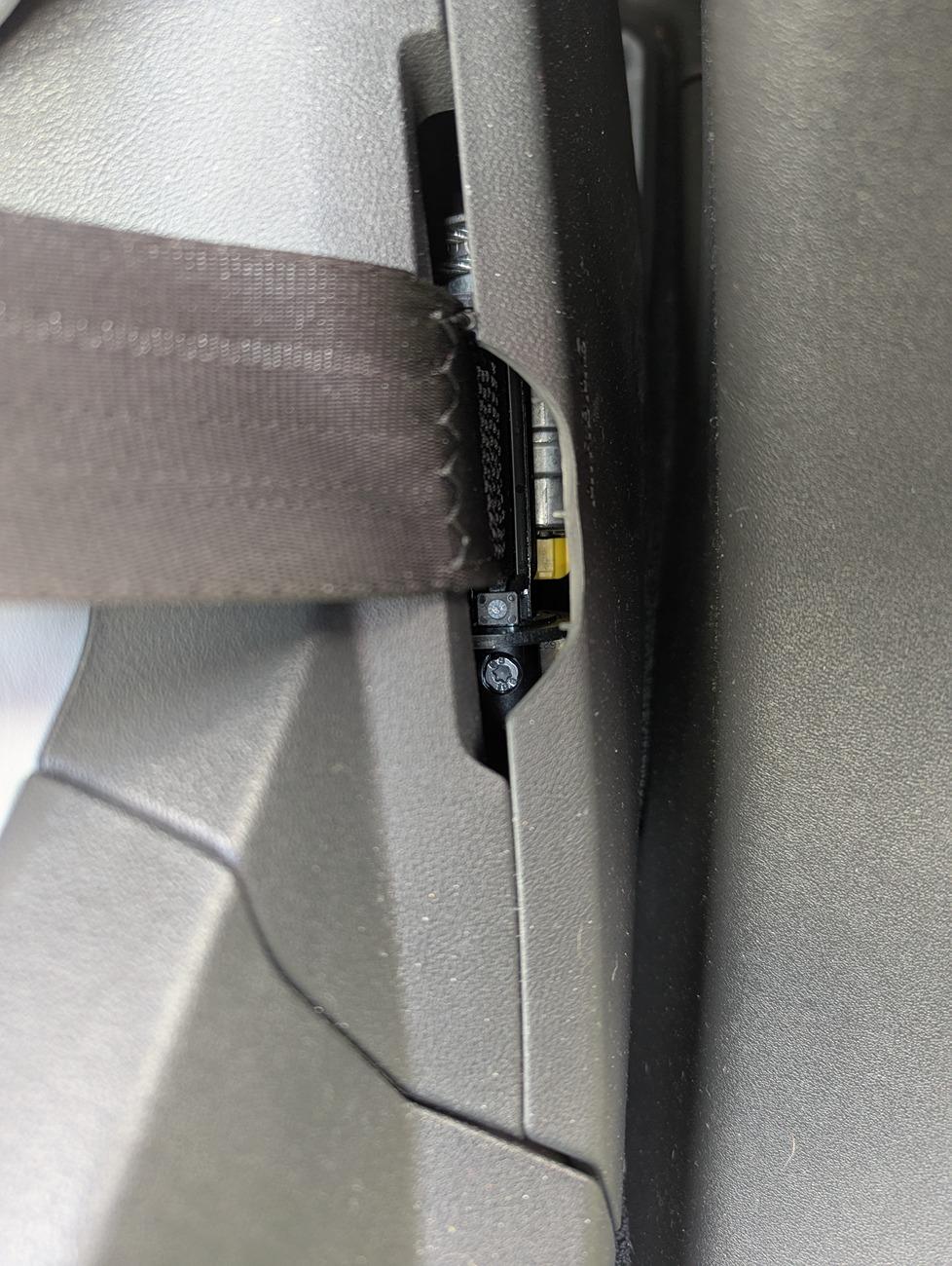 Rivian R1T R1S Odd interior damage I can't explain. PXL_20250625_191649545