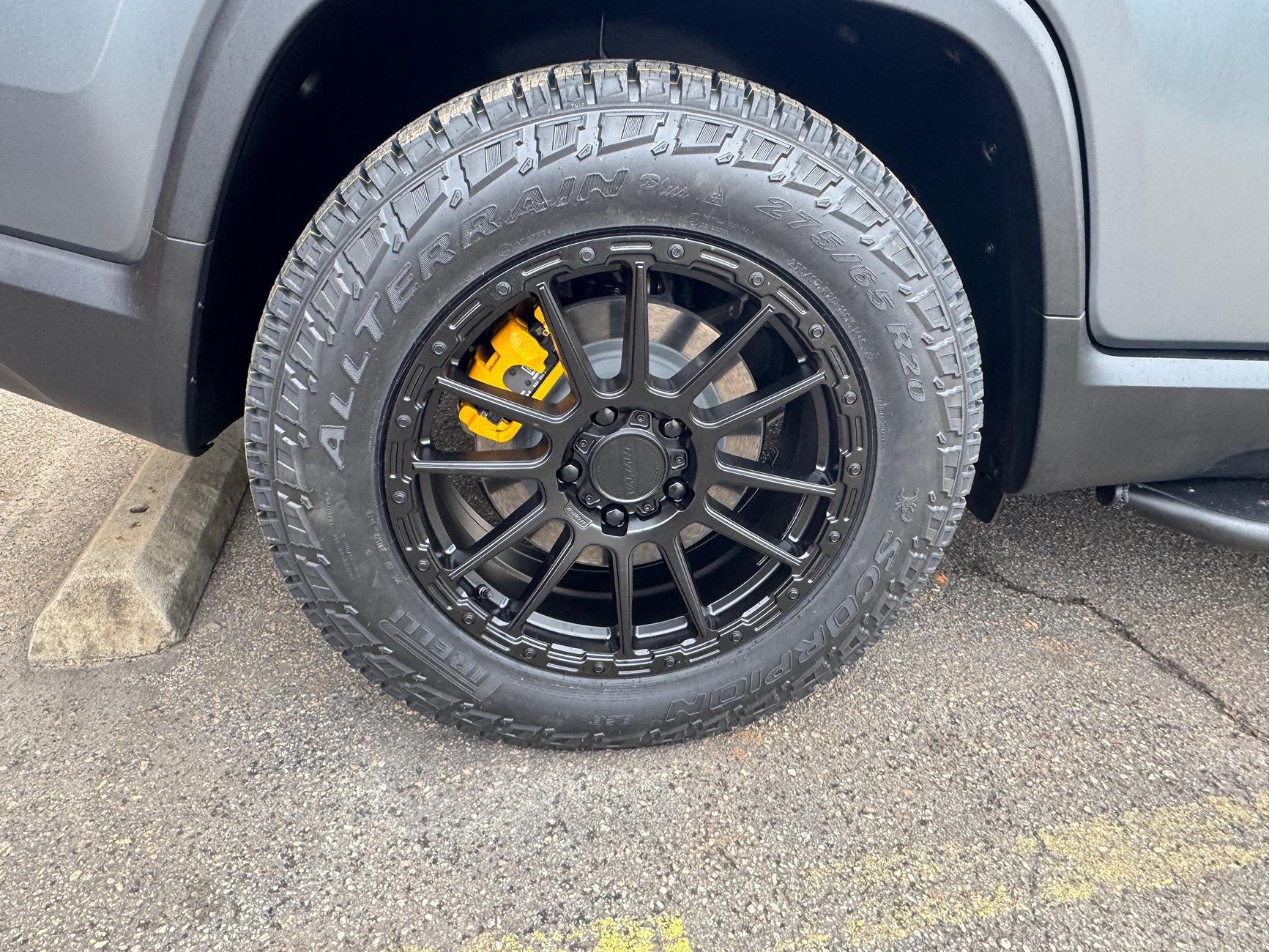 Rivian R1T R1S $99 Shipping - Custom Forged Wheels Satin Blk R1T Stealth Clos