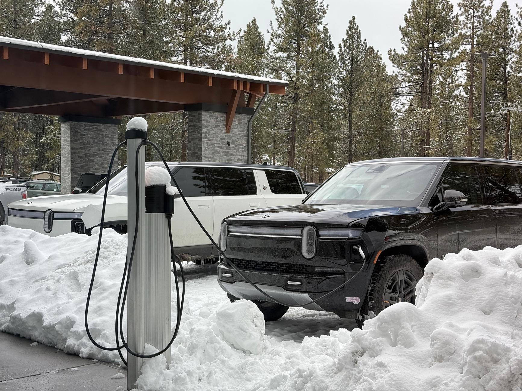 Rivian R1T R1S Charging options in Big Bear or near big bear city IMG_6745