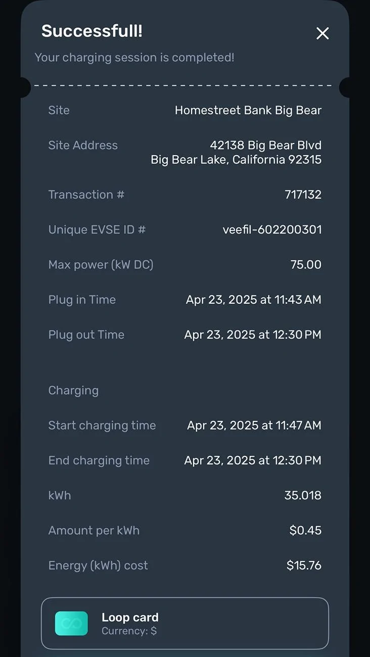 Rivian R1T R1S Charging options in Big Bear or near big bear city IMG_3063