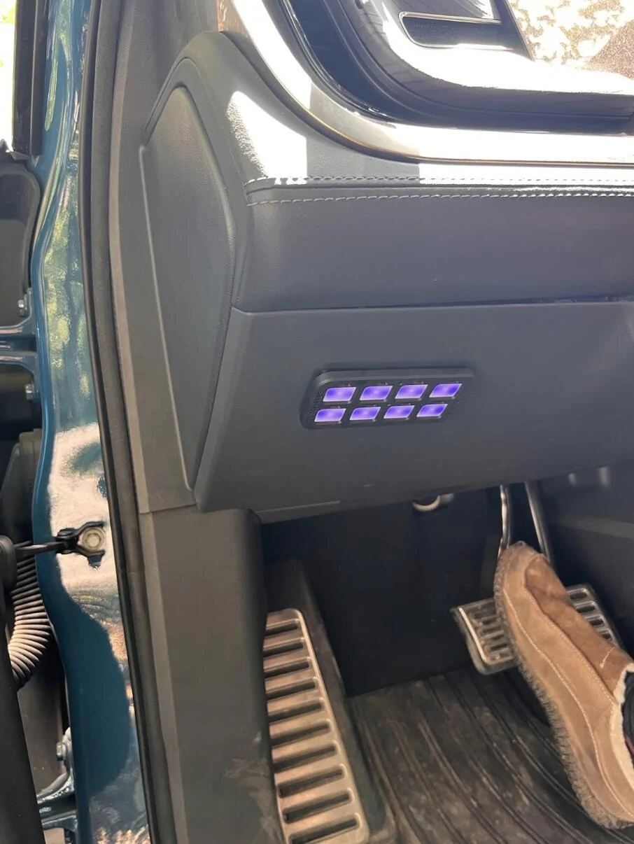 Rivian R1T R1S Sulley R1T Build. Switch Pro 9100, Comma 3x, Frunk 12v Outlets, Cab Outlets, Btech GMRS 50Pro & More 1751601703909-cc