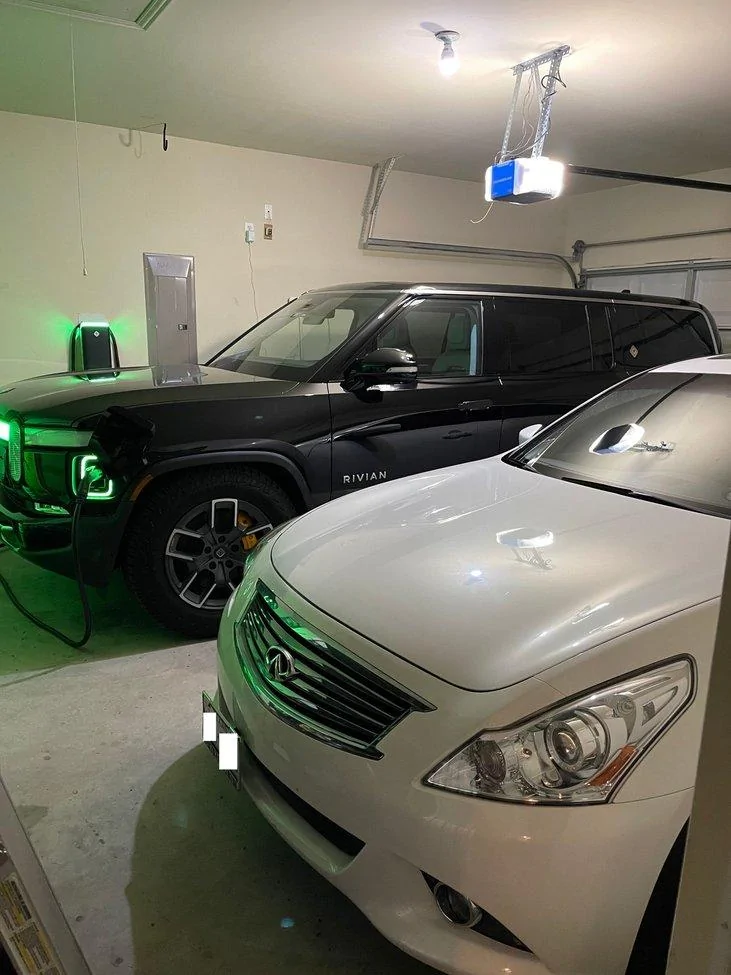 Rivian R1T R1S What do you park your Rivian next to? Garag