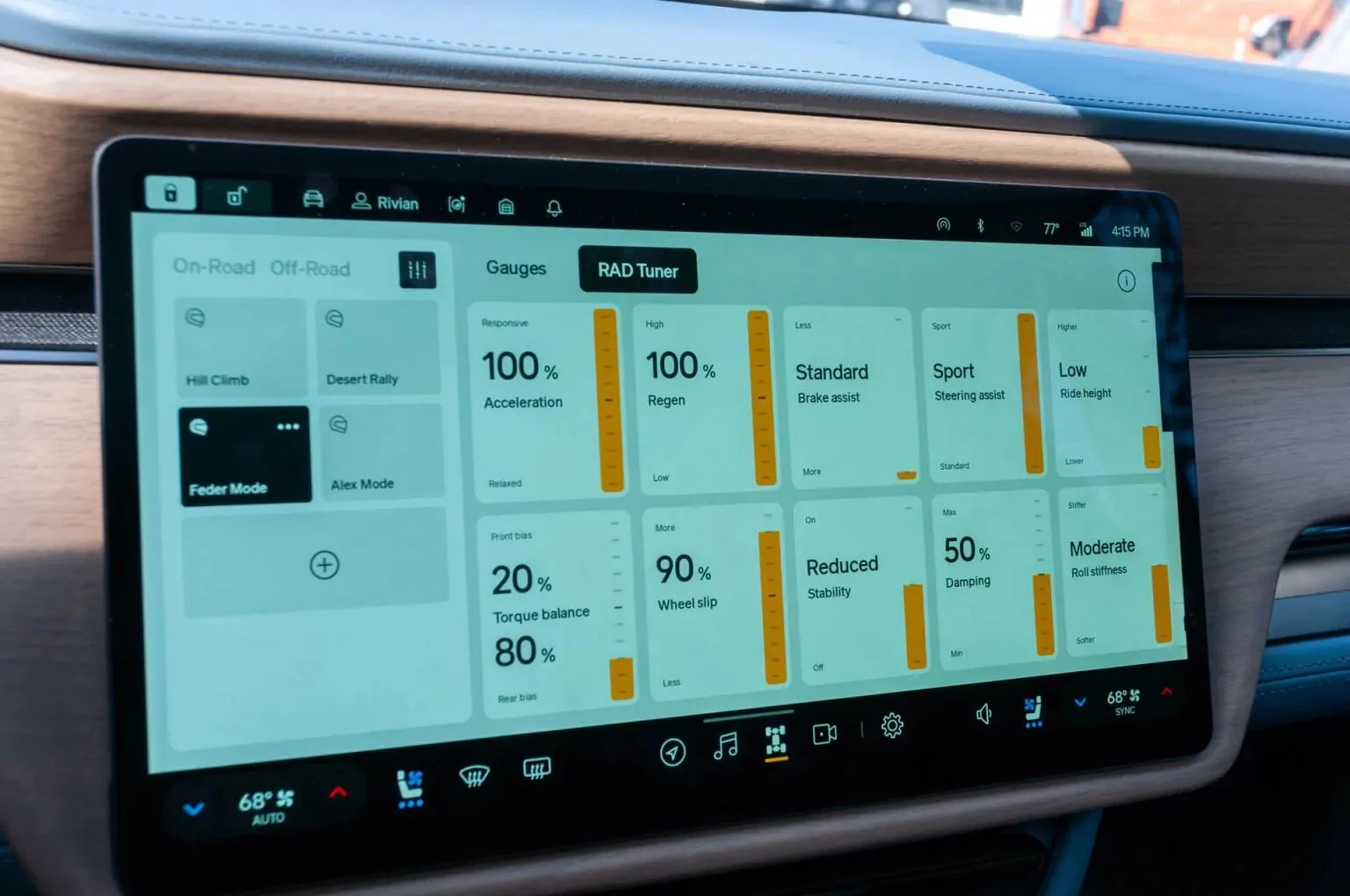 Rivian R1T R1S Rivian’s RAD TUNER is like an equalizer for customizing the Gen 2 Quad powertrain 1751988673066-5