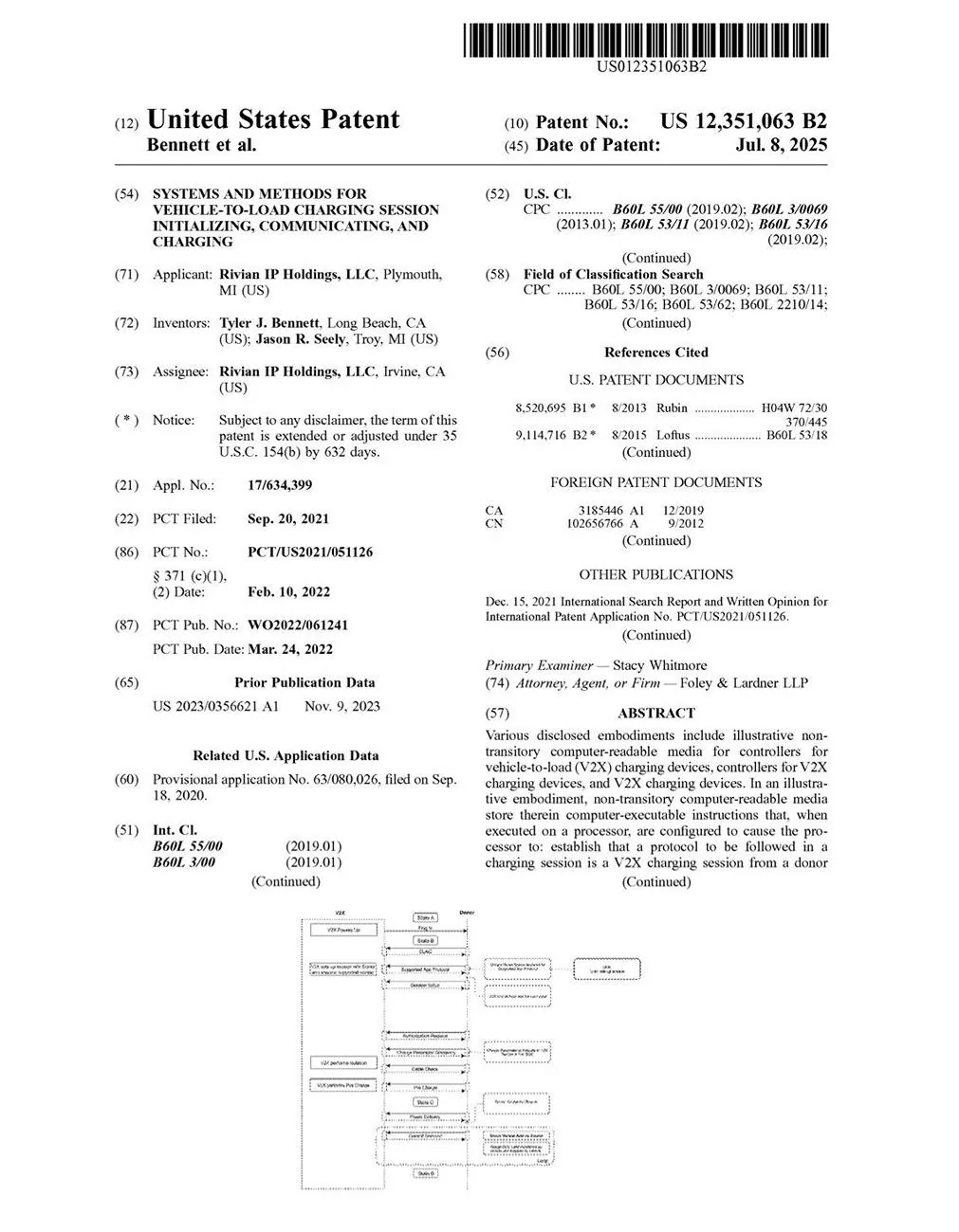 Rivian R1T R1S V2X / V2L patents by Rivian Gva9DkDXMAEtQvn